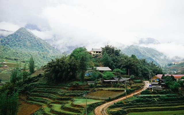Cat Cat Village is known for its scenic paddy fields and waterfalls © Unsplash